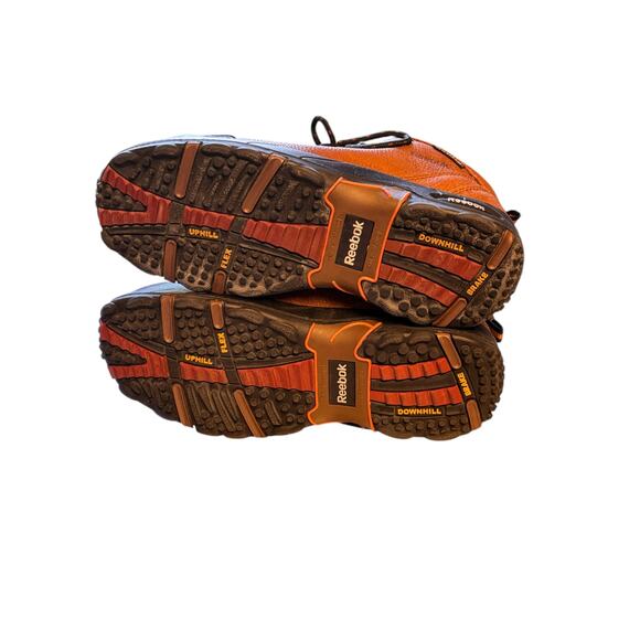 Reebok Waterproof Composite Toe Brown Leather Unisex Hiking Boots M/8.5 W/10.5 - Picture 8 of 12